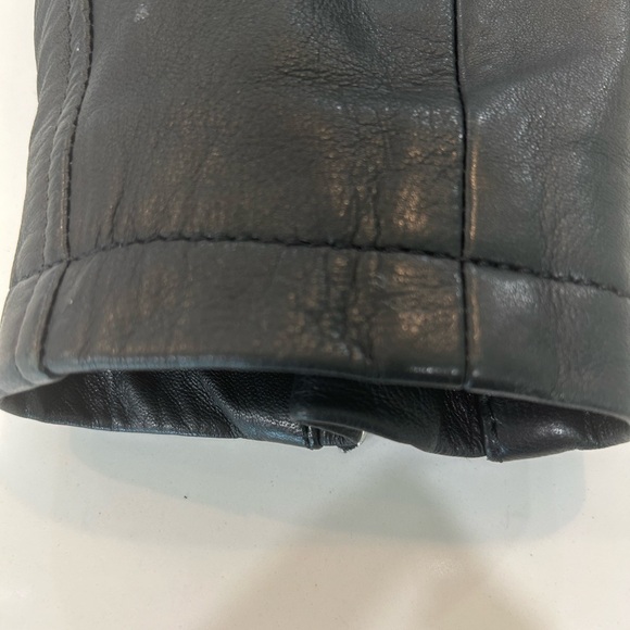 Diesel Black Leather Jacket! - Picture 9 of 16